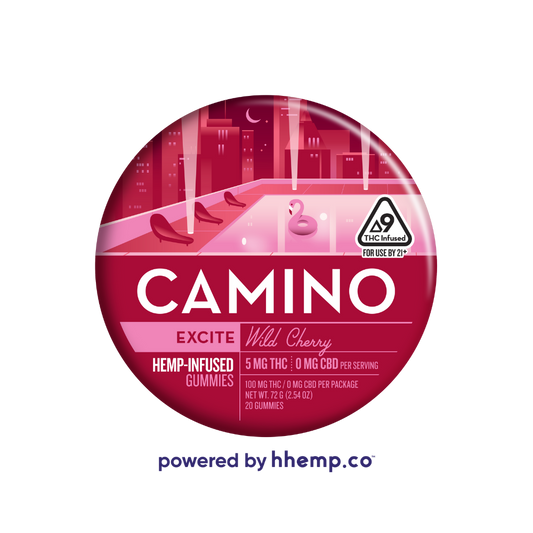 Camino - Excite Wild Cherry Hemp Infused Gummies
