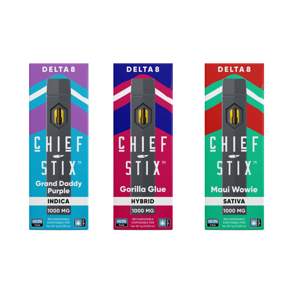 Chief Stix Delta 8 Disposable Vape Pen - Charm City Hemp