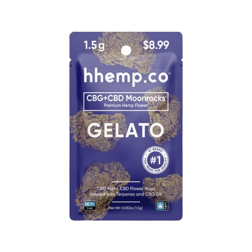 hhemp.co CBG + CBD 1.5g Moonrocks Gelato - (30ct Tub) - hhemp.co Wholesale 