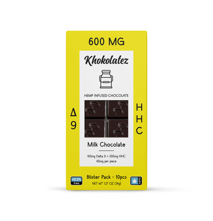 Khokolatez Delta 9 + HHC Chocolates - Box - hhemp.co Wholesale 