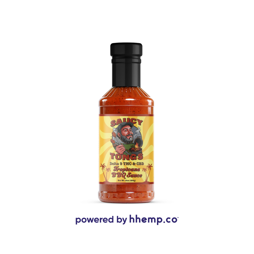 Saucy Tongs - D9 + CBD Infused Tropicana BBQ Sauce