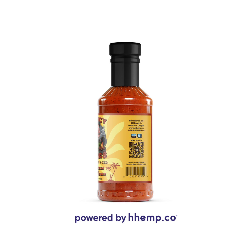 Saucy Tongs - D9 + CBD Infused Tropicana BBQ Sauce