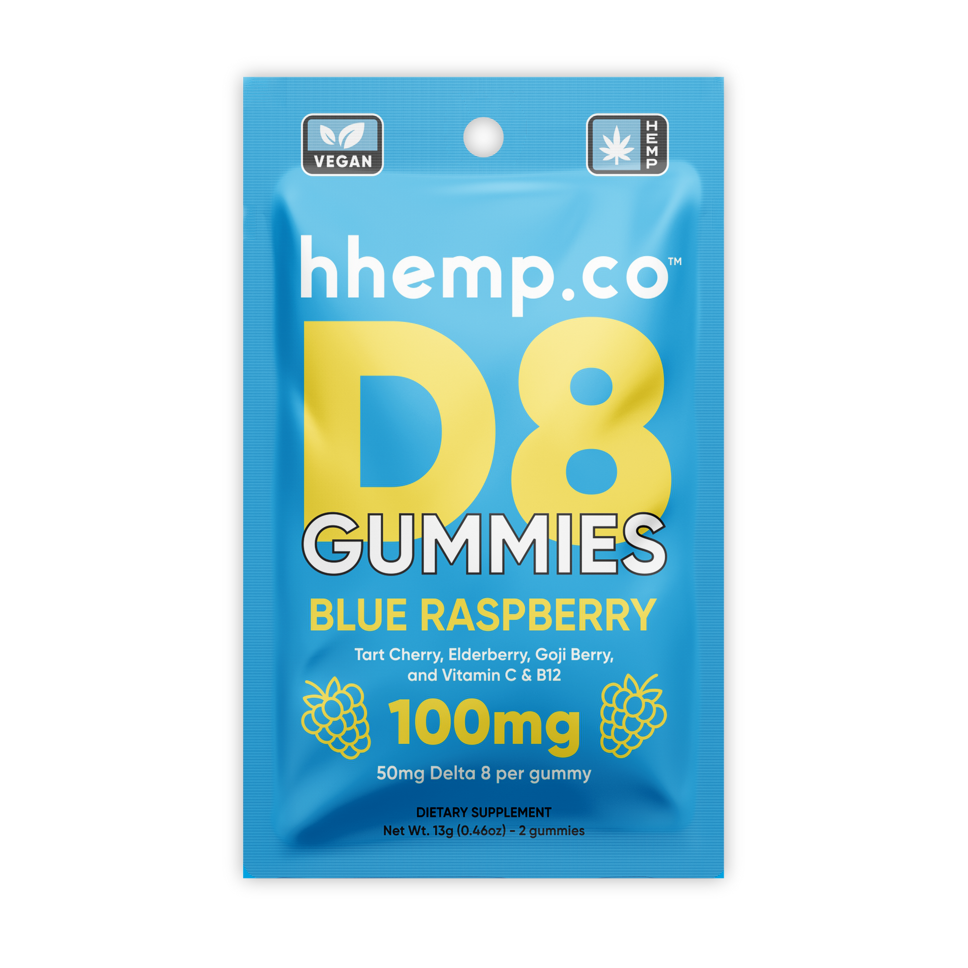 hhemp.co Delta 8 Gummies 100mg 2ct - (24pk Box) - hhemp.co Wholesale 